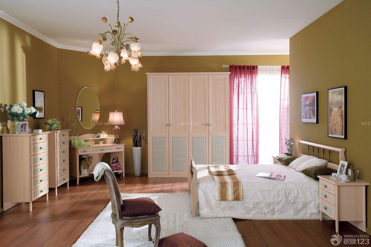 2025年房屋欧式卧室设计装修效果图