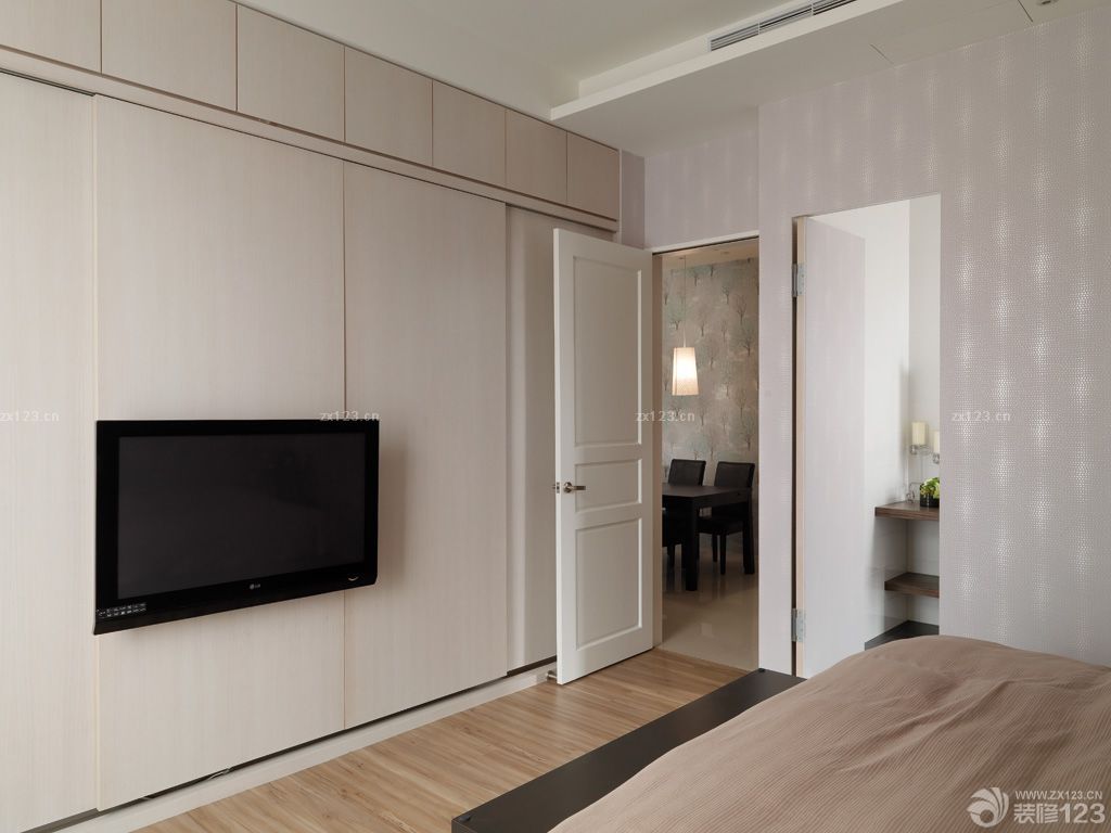 创意极简风格衣柜移门装修图片欣赏