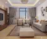 2025家装90平米二室二厅家居客厅装修效果图