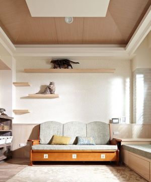 最新时尚简约风格家装阳台榻榻米装修效果图片大全