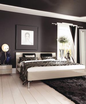 简约黑白风格衣柜移门设计装修效果图大全