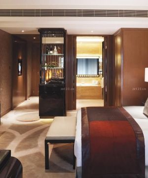 140平米酒店公寓套房奢华欧式风格装修效果图
