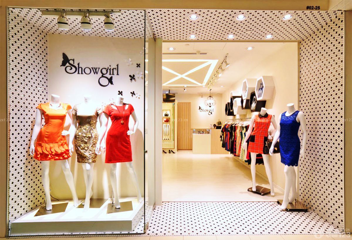 2025时尚60平米店面橱窗设计装修效果图欣赏