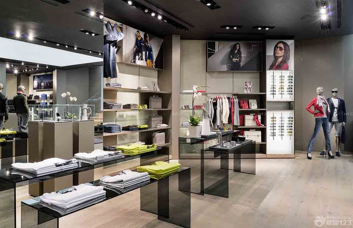 2025现代风格60平米店面装修效果图片