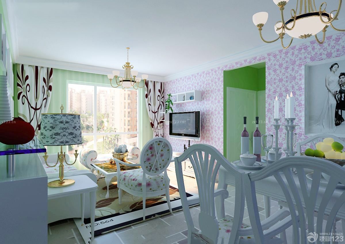 美式田园家居80后装修风格效果图片欣赏