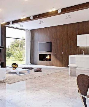 时尚混搭风100平米房屋墙面装修效果图片大全