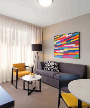 家庭时尚混搭风格140平米房子装潢装修图片大全