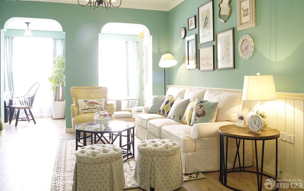 2025地中海风格家居布艺沙发套设计装修图片