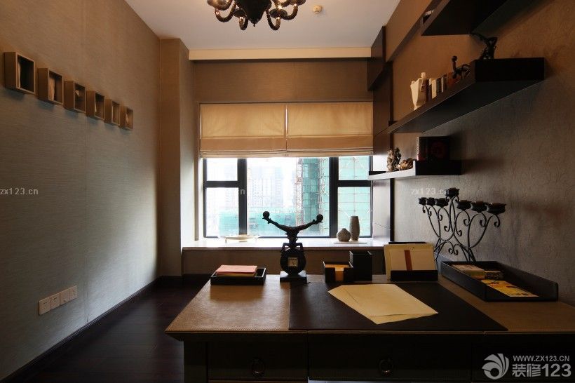 后现代风格书房装饰图片