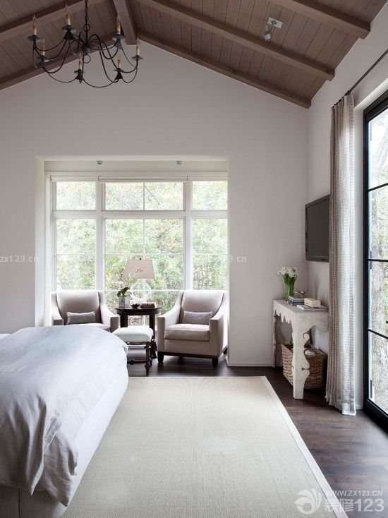 最新80平带阁楼卧室装修效果图大全2025图片