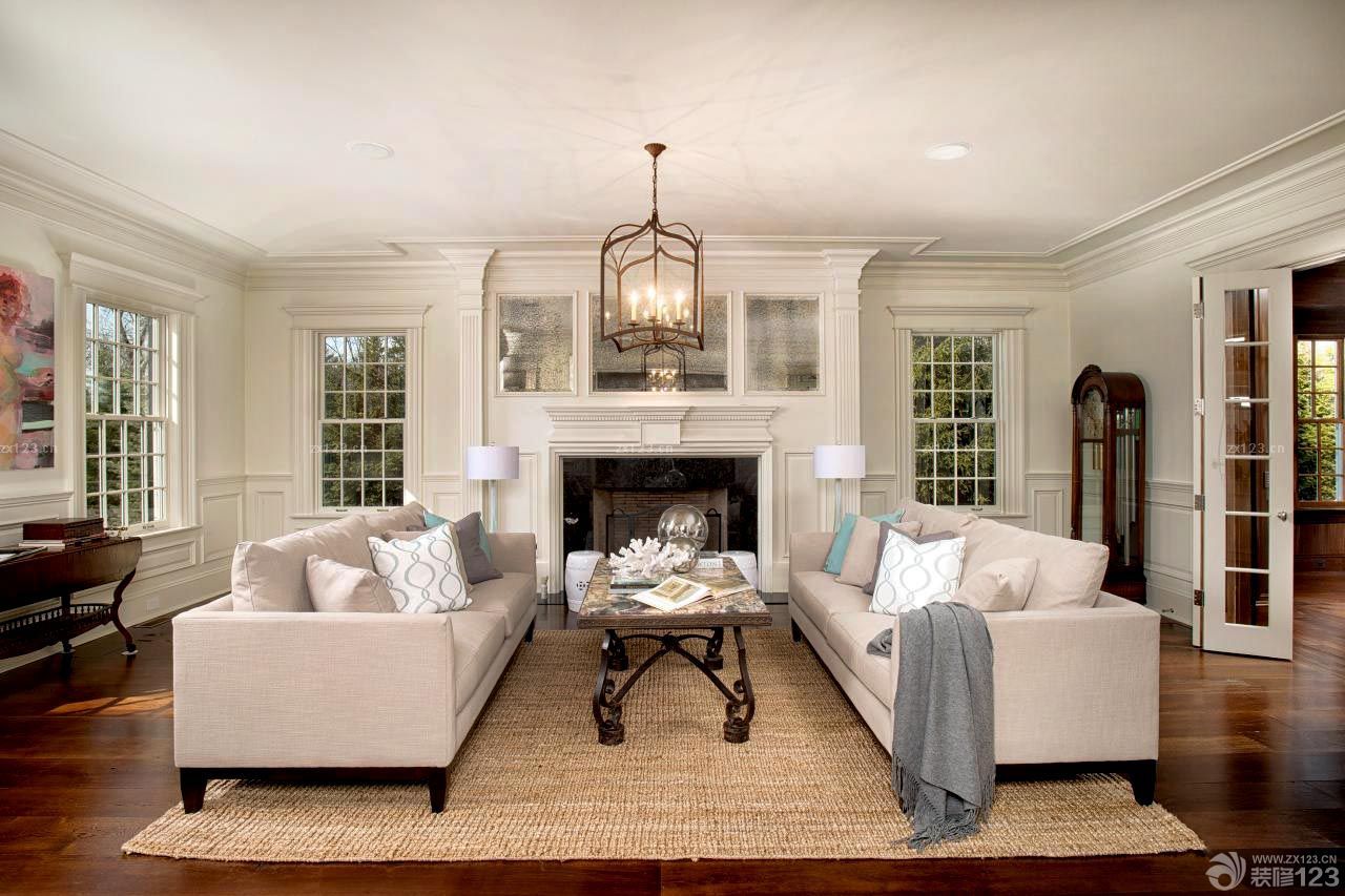 最新农村别墅房子欧式壁炉装修图片大全