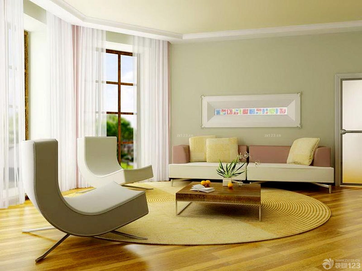 时尚90平方房屋休闲创意椅子装修效果图欣赏2025