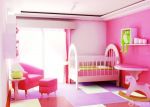 70平米小户型装修样板间粉色儿童房间效果图大全