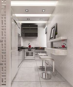 70平米小户型装修样板间厨房吧台设计