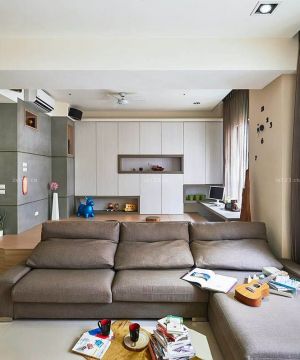 70平米房屋客厅沙发床装修效果图片大全