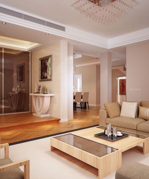 房子现代简约欧式风格布艺沙发装修效果图