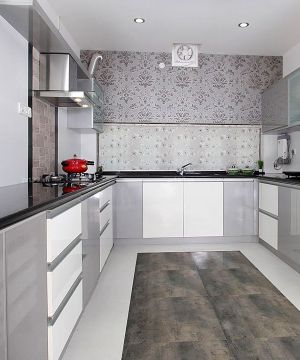 家庭房子最新现代风格厨房设计装修图片欣赏