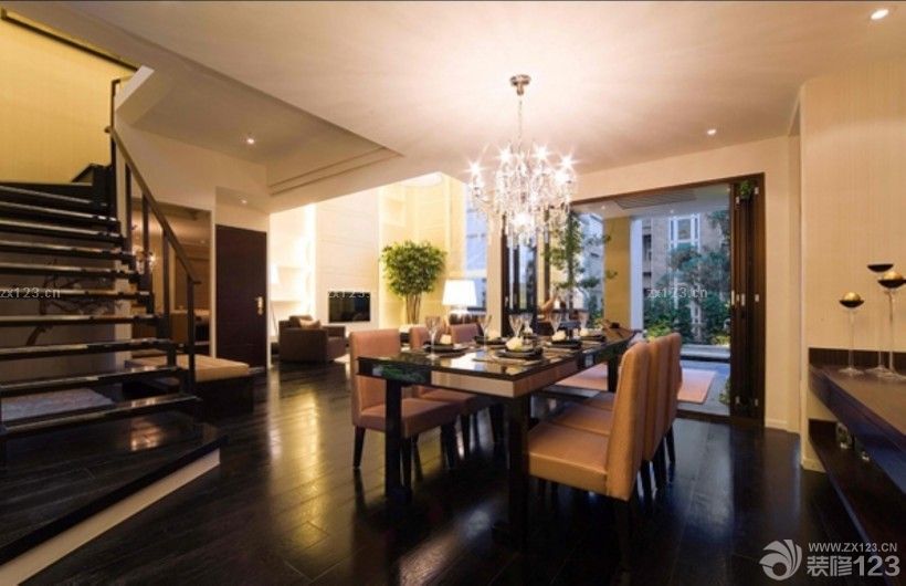 2025后现代设计风格时尚餐厅装修图片