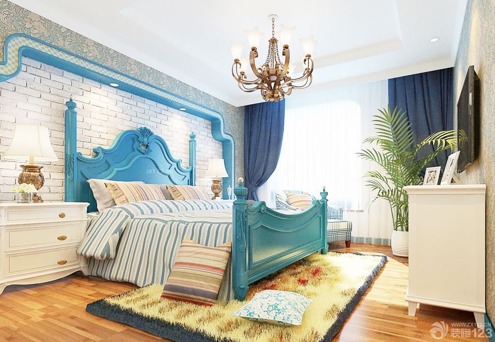 地中海风格室内装修装潢效果图片大全