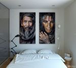 最新70平米两居室卧室墙面装饰装修效果图片