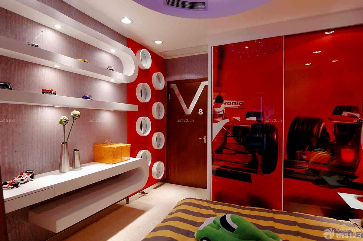 最新现代时尚室内卧室墙面装饰装修风格大全