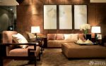 2025现代新古典客厅沙发背景墙装修效果图片