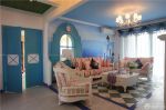 地中海风格客厅装修装潢颜色效果图片欣赏