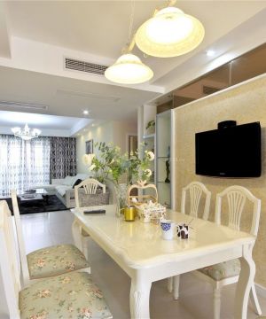 80后小屋美式餐厅装修效果图片2025