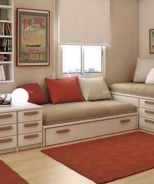 2023最新现代风格卧室内榻榻米床装修设计图片