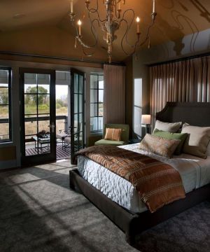 传统美式风格别墅室内装修效果图大全2025图片欣赏