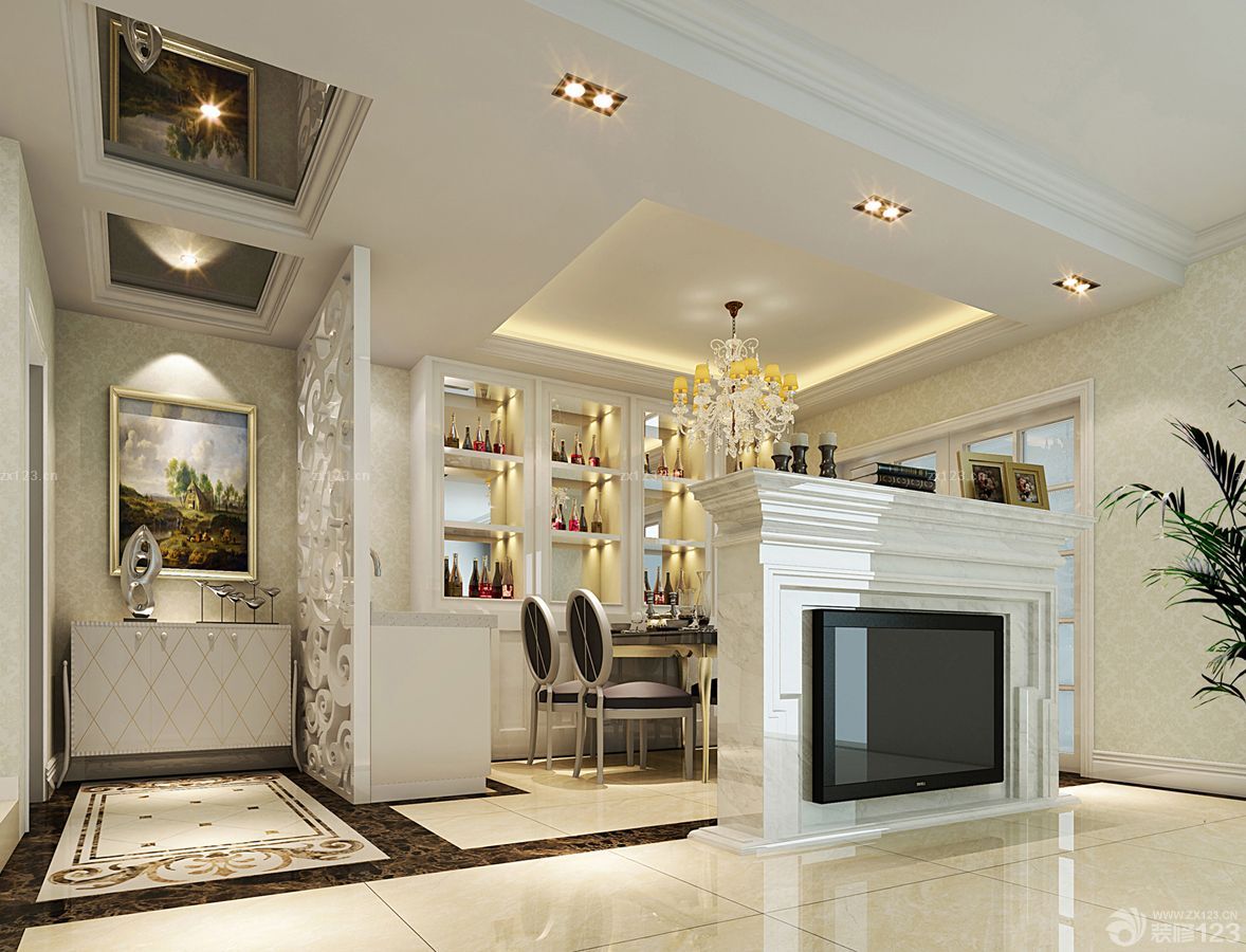 最新室内客厅家装吧台装修效果图大全2025图片