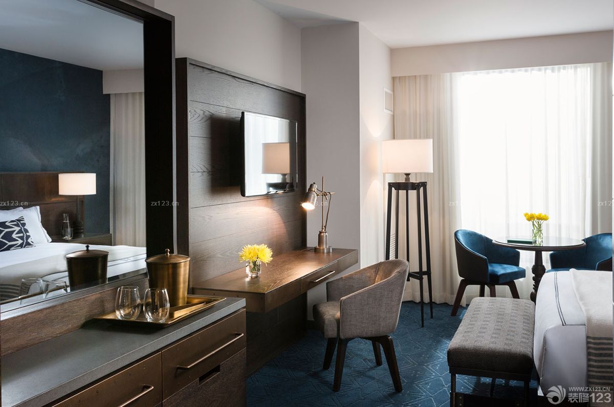 2025精装宾馆室内落地灯装修效果图