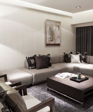 室内客厅木质茶几装修效果图大全2023图片