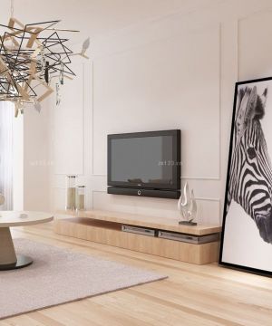  北欧风格家装客厅室内装修效果图大全2023图片