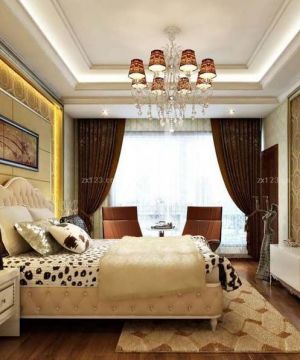 卧室室内电视背景墙壁纸设计装修效果图片大全