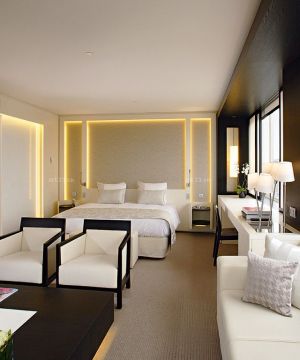 2025最新时尚宾馆房间室内装修实景图