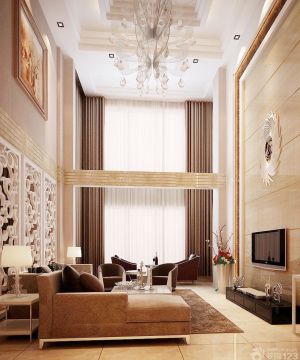 室内家装客厅窗帘装修与设计效果图欣赏