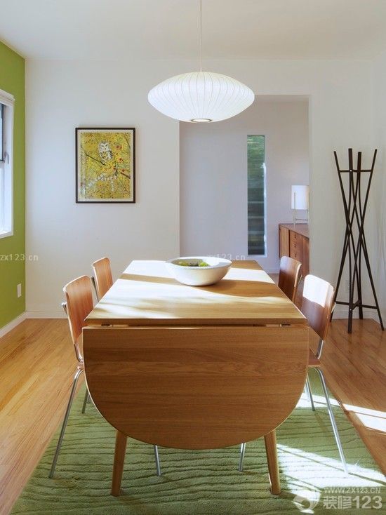 90平小三房餐厅家庭装修案例图片2025