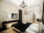 最新现代欧式卧室马赛克背景墙装修效果图欣赏
