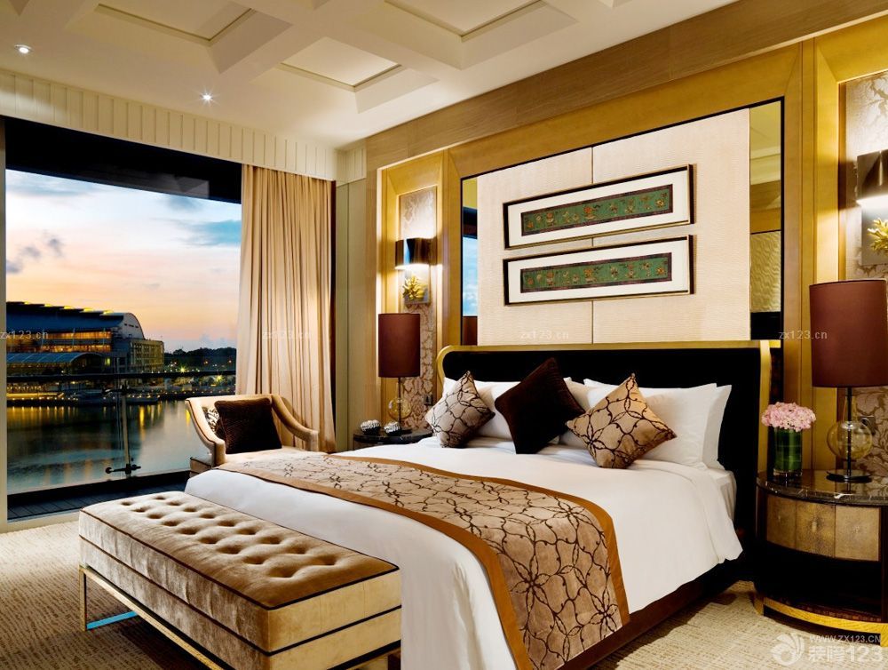 宾馆室内墙面装饰装修图片大全