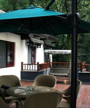 时尚会所休闲区布置中式装修效果图