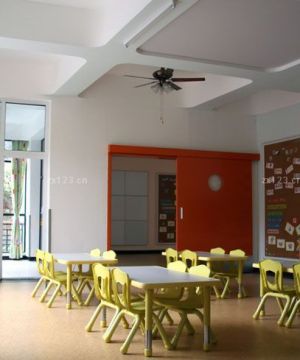 最新幼儿园时尚教室设计图