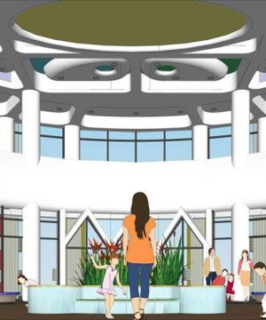 2023幼儿园个性天花板吊顶装修效果图欣赏