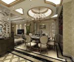 2025最新欧式餐厅吊顶造型装修效果图片