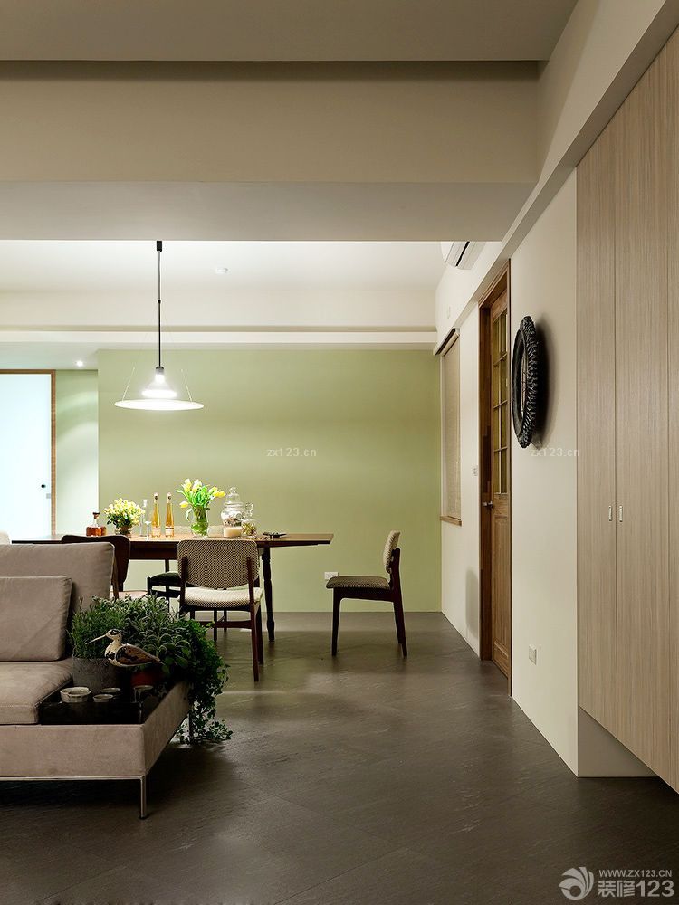 最新90平米新房样板房室内石材地面装修图片