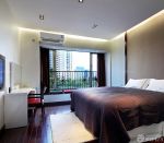 90平米新房样板房卧室飘窗装修效果图片