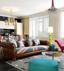 经典四室客厅欧式沙发装修效果图片