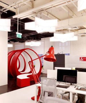 最新时尚创意办公室内吊顶设计装修效果图大全