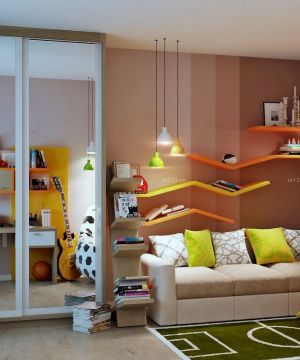 2025时尚儿童房室内墙面装饰装修效果图大全