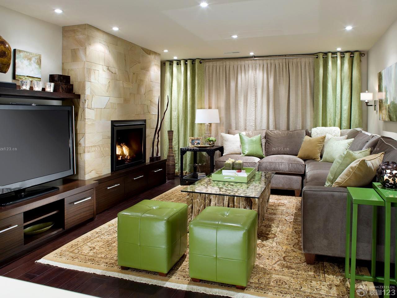 田园混搭风格室内装修图片效果图